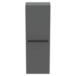 Ideal Standard I.life S Tall Matt Quartz Grey Single Wall-Mounted Bathroom Cabinet (H)120Cm (W)40Cm - thumbnail 3