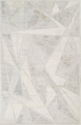 Mabel Modern Contemporary Living Room Area Rug - Abstract Seamless Geometric Design Stone-Gem 200X290 Cm - thumbnail 2