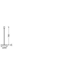 Osram Decor Stick Tall Floor Lamp E27 Dark Grey Modern Standing Corner Light - thumbnail 6