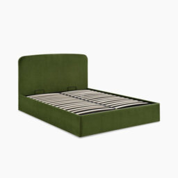 Furniturebox Uk Amelie Green Velvet Ottoman Double Bed Frame - thumbnail 5