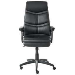 Beliani Executive Chair Ruler Faux Leather Black - thumbnail 7