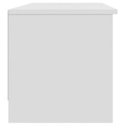 Berkfield Tv Cabinet White 102X35.5X36.5 Cm Engineered Wood - thumbnail 7