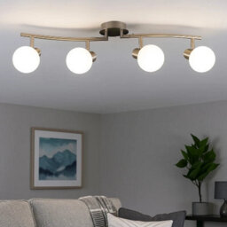 Urbn-Living 4 Arm Led Dim- Able Ceiling Spotlight Fixture 6W E14 Bulb Included - thumbnail 3