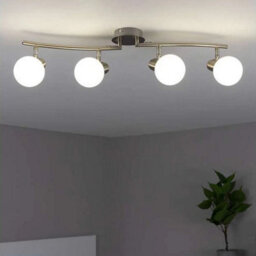 Urbn-Living 4 Arm Led Dim- Able Ceiling Spotlight Fixture 6W E14 Bulb Included - thumbnail 4