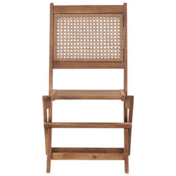 Beliani Set Of 2 Garden Chairs Paraggi Certified Acacia Wood Dark Brown - thumbnail 4