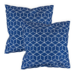Gardenwize Pair Of Outdoor Garden Sofa Chair Furniture Scatter Cushions- Breen Cube - thumbnail 2
