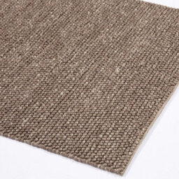 Delilah Mottled Taupe Plain Wool Rug-120Cm X 170Cm - thumbnail 3