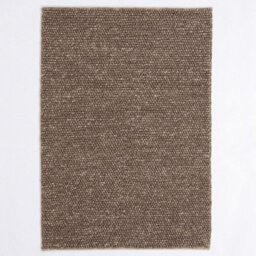 Delilah Mottled Taupe Plain Wool Rug-120Cm X 170Cm - thumbnail 1