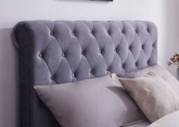 Flintshire Furniture Whitford King Size 5Ft Side Opening Ottoman Plush Grey - thumbnail 4