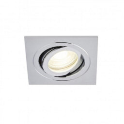 Spa Lighting Spa-35727-Chr Cali Ip65 Square Tiltable Downlight In A Chrome Finish - thumbnail 2