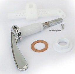Thomas Dudley Dudley 318659 Chrome Windsor Style Lever 110mm Spindle Camel Adjustable Lift Arm - thumbnail 3