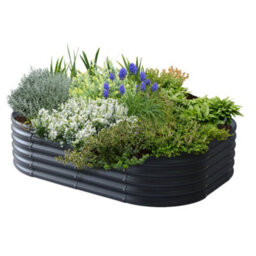 VegTrug Raised Garden Bed Kit - Vegtub Modular Charcoal Planter - thumbnail 4
