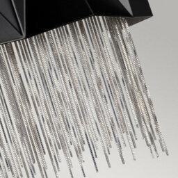 Luminosa Lighting Elstead Zuma 3 Light Wall Light, Satin Black, Silver, G9 - thumbnail 3