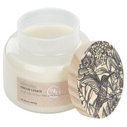 Beliani Scented Candle Delight Bliss Soy Wax Fresh Notes - thumbnail 4