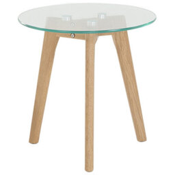 Beliani Set Of 2 Coffee Tables Missouri Glass Transparent - thumbnail 5