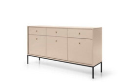 Arte Stylish Mono Large Sideboard Cabinet H830mm W1540mm D390mm In Beige - Versatile Elegance For Your Dining Area - thumbnail 4