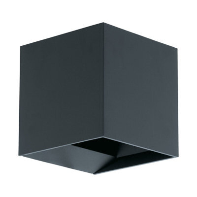 Stylish Ip54 Outdoor Wall Light In Anthracite Aluminium With Built-In Led - image 1