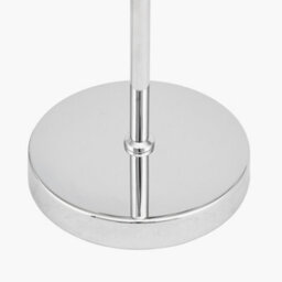 Pacific Lifestyle Monroe Smoke Waisted Glass And Silver Metal Table Lamp - thumbnail 9
