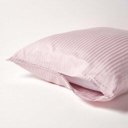 Homescapes Dusky Pink Violet Continental Egyptian Cotton Pillowcase 330 Tc, 80 X 80 Cm - thumbnail 3