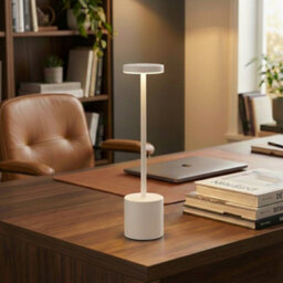 Urbn-Living Urbnliving Cordless Rechargeable Led Touch Table Lamp Dimmable Usb Night Light - White Set Of 2 - thumbnail 5