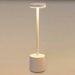 Urbn-Living Urbnliving Cordless Rechargeable Led Touch Table Lamp Dimmable Usb Night Light - White Set Of 2 - thumbnail 3