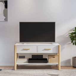Berkfield Classic Tv Cabinet White 82X38X45 Cm Engineered Wood - thumbnail 2