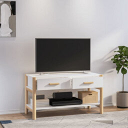 Berkfield Classic Tv Cabinet White 82X38X45 Cm Engineered Wood - thumbnail 3