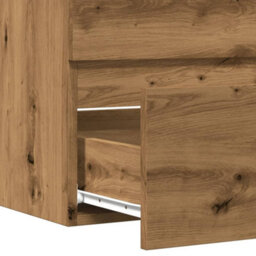 Berkfield Bathroom Cabinet Artisan Oak 60X38.5X45 Cm Engineered Wood - thumbnail 8