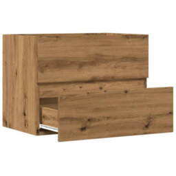Berkfield Bathroom Cabinet Artisan Oak 60X38.5X45 Cm Engineered Wood - thumbnail 7