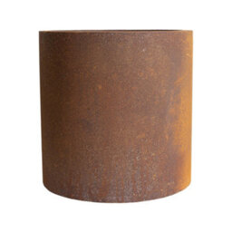 London Stone Corten Steel Straight Cylinder Planter - W 400 X H 400mm - thumbnail 5