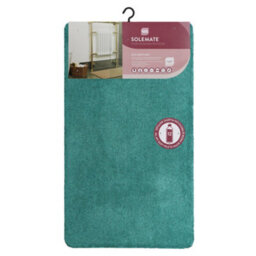 JVL Solemate Bath Mat - Teal 60X100Cm - thumbnail 2
