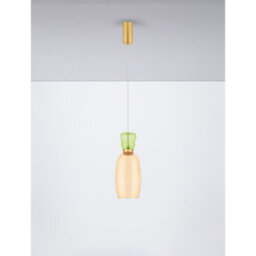 Luminosa Lighting Luminosa Pluma Slim Pendant Ceiling Light Glossy Light Green, Yellow, Gold Led 5W 450Lm 3000K - thumbnail 3
