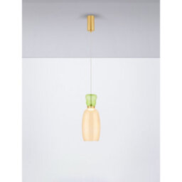 Luminosa Lighting Luminosa Pluma Slim Pendant Ceiling Light Glossy Light Green, Yellow, Gold Led 5W 450Lm 3000K - thumbnail 4