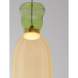 Luminosa Lighting Luminosa Pluma Slim Pendant Ceiling Light Glossy Light Green, Yellow, Gold Led 5W 450Lm 3000K - thumbnail 5