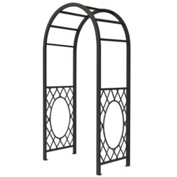 Rowlinson Wrenbury Round Top Steel Arch (H) 2.2M (W) 1.1M (D) 0.61M - thumbnail 2