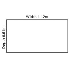 Rowlinson Wrenbury Round Top Steel Arch (H) 2.2M (W) 1.1M (D) 0.61M - thumbnail 3