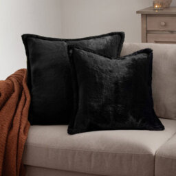 Furn. Kallu Faux Fur Feather Rich Cushion - thumbnail 6