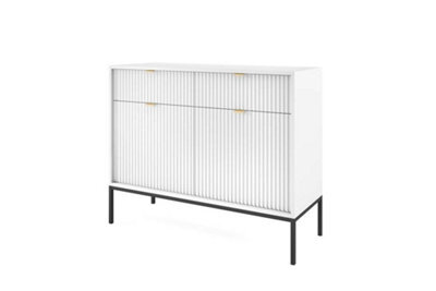 Arte Elegant Nova Sideboard Cabinet H830mm W1040mm D390mm In White Matt - Sleek Storage Solution - image 1