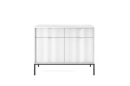 Arte Elegant Nova Sideboard Cabinet H830mm W1040mm D390mm In White Matt - Sleek Storage Solution - thumbnail 2