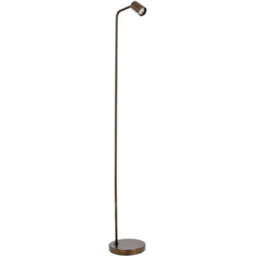 Loops Stylish Modern Bronze Floor Lamp With Gu10 Light For Indoor Spaces