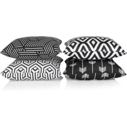 Penguin Home 100% Cotton Set Of 4 - Decorative Double Sided Square Cushion Covers - thumbnail 2