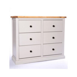 Cabinet Bits Loreo 6 Drawer Chest Of Drawers Brass Knob - thumbnail 2