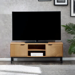 Julian Bowen Sia Media Unit - Light Oak Effect