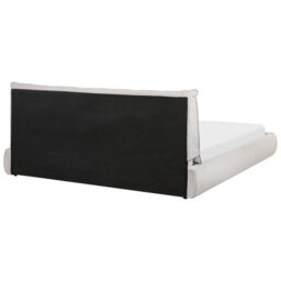 Beliani Waterbed Corduroy Vinay 180 X 200 Cm (Eu Super King) Light Beige - thumbnail 8