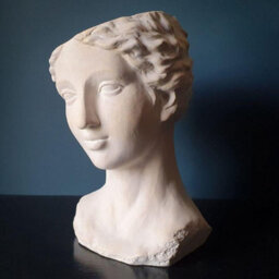Spa Classic Greek Style Faux Stone Female Bust Planter Home Decor Garden Ornament Sd710 - thumbnail 3