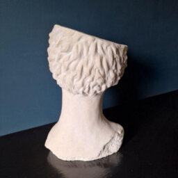 Spa Classic Greek Style Faux Stone Female Bust Planter Home Decor Garden Ornament Sd710 - thumbnail 4