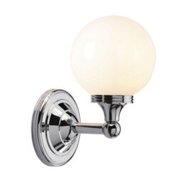 Luminosa Lighting Elstead Austen 1 Light Bathroom Wall Light Polished Chrome Ip44, G9