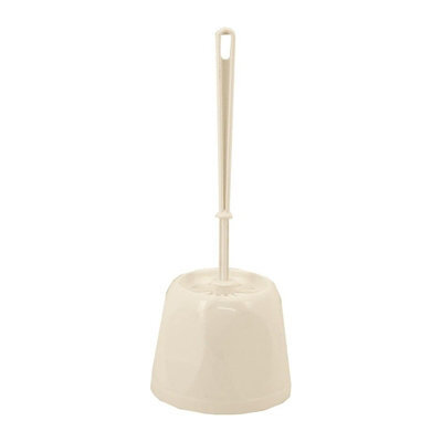 Elliott Round Toilet Brush Set - White - 10F30165 - Essential Bathroom Cleaning Tool - image 1