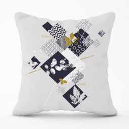 Warren Reed Designer Abstract Botanical Outdoor Cushion 45Cm X 45Cm - thumbnail 1