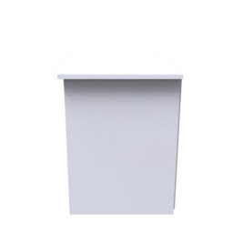 Harrow 1 Drawer Tv & Media Unit In White Gloss (Ready Assembled) - thumbnail 2
